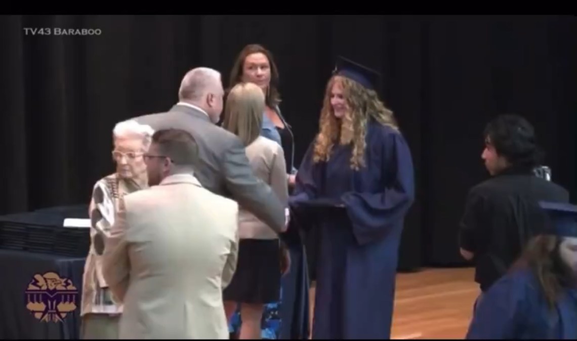 Father blocks black superintendent from shaking daughter?s hand during high school graduation (video)