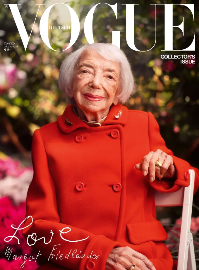 102-year-old Holocaust survivor stars on the cover of Vogue Germany (photos)